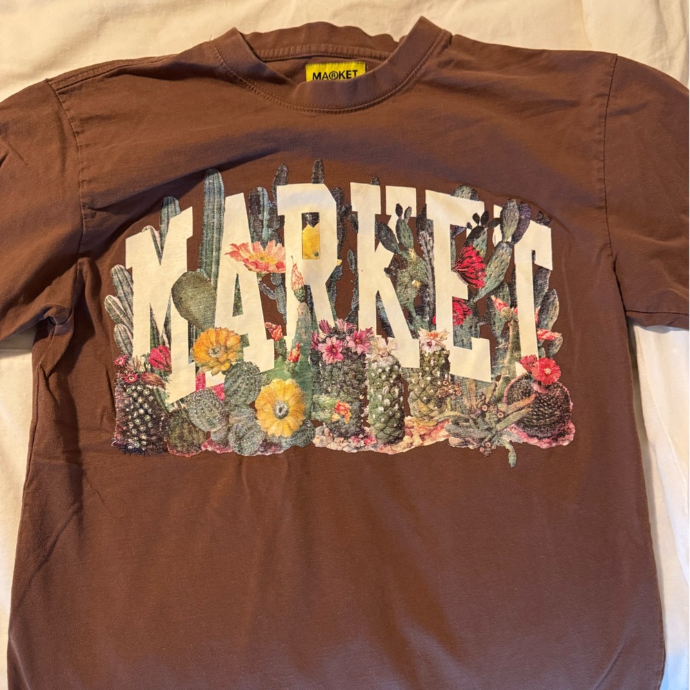 Chocolate Brown Graphic Short Sleeve Tee